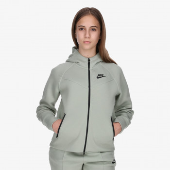 Nike Bluza G NSW TCH FLC HD FZ LS 