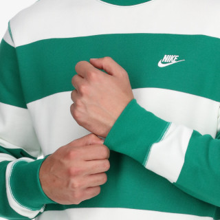Nike Маица долги ракави M NK CLUB STRIPE HVY FT CREW 