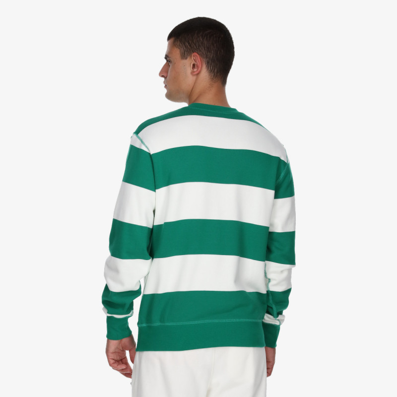 Nike Маица долги ракави M NK CLUB STRIPE HVY FT CREW 