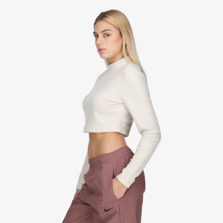 Nike Маица долги ракави W NSW PHNX PLSH LS CROP TOP 