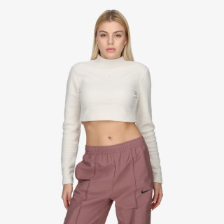 Nike Маица долги ракави W NSW PHNX PLSH LS CROP TOP 