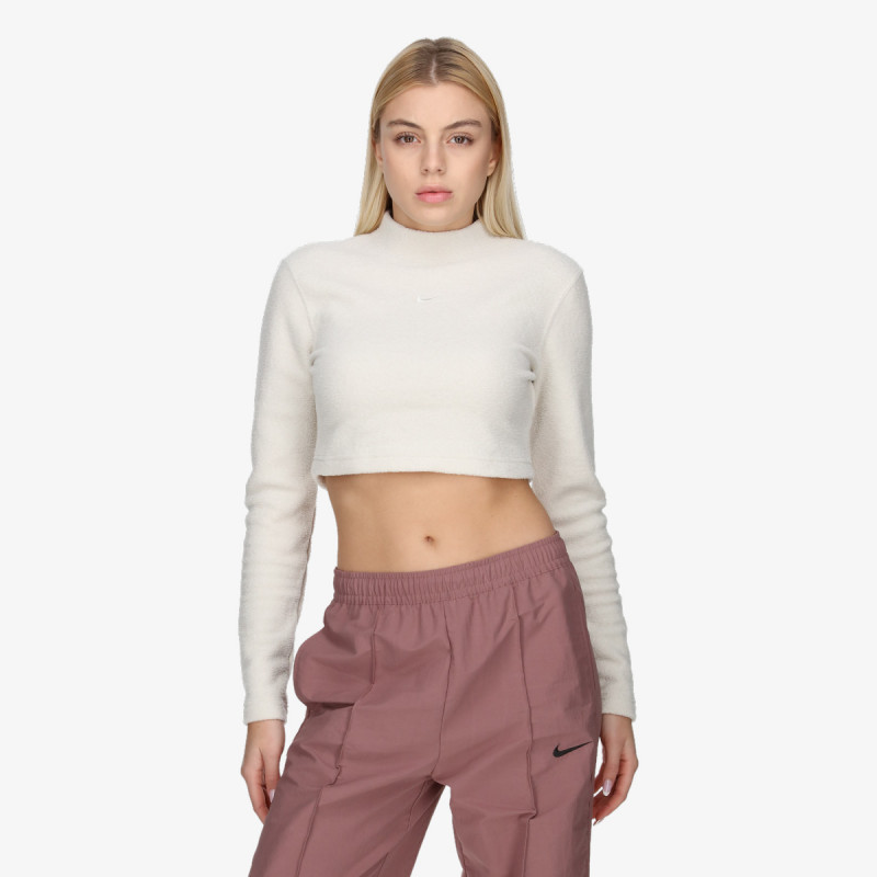 Nike Маица долги ракави W NSW PHNX PLSH LS CROP TOP 