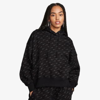 Nike Bluza W NSW PHNX FLC OOS AOP HDY 