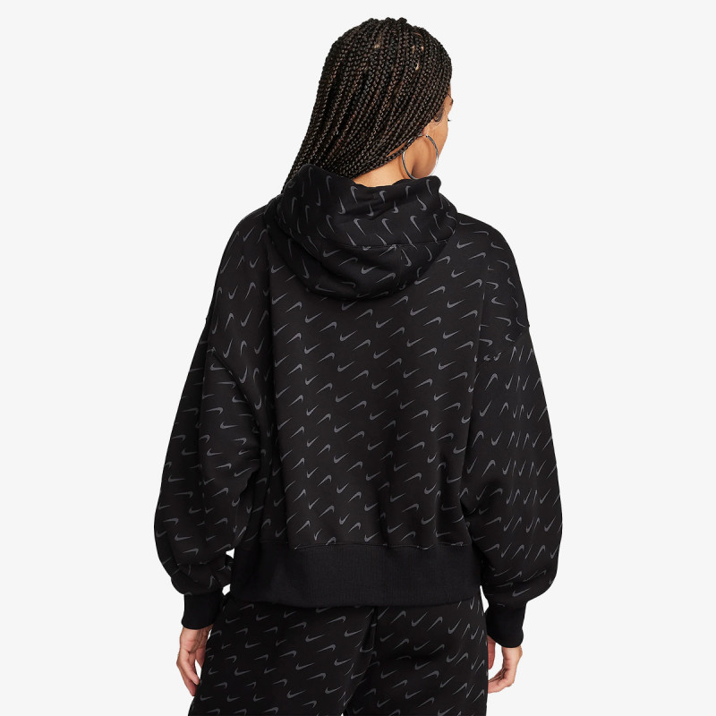 Nike Bluza W NSW PHNX FLC OOS AOP HDY 