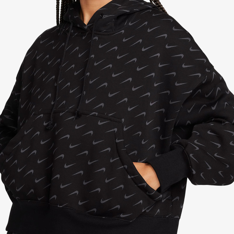 Nike Bluza W NSW PHNX FLC OOS AOP HDY 