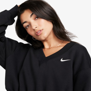 Nike Bluzë me mëngë të gjata W NSW PHNX FLC CROP VNECK 