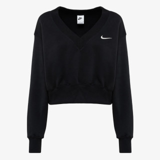 Nike Bluzë me mëngë të gjata W NSW PHNX FLC CROP VNECK 