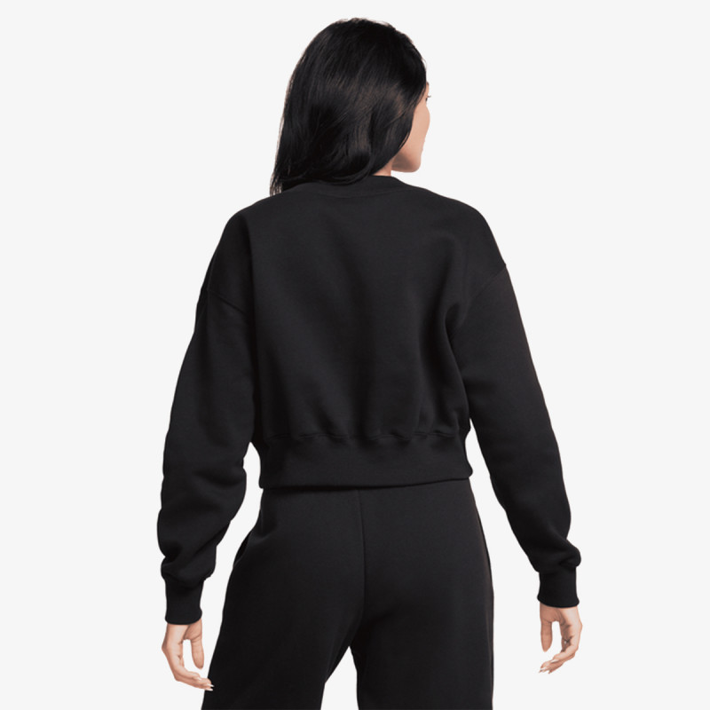 Nike Bluzë me mëngë të gjata W NSW PHNX FLC CROP VNECK 