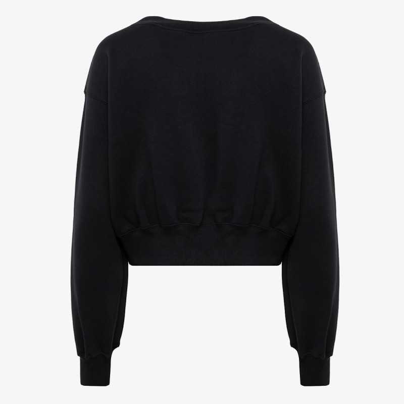 Nike Bluzë me mëngë të gjata W NSW PHNX FLC CROP VNECK 