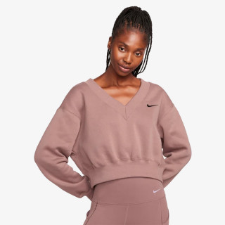 Nike Маица долги ракави Sportswear Phoenix Fleece 