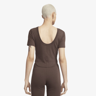 Nike Bluzë W NSW NK CHLL KNT MRIB SS TOP 