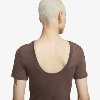Nike Bluzë W NSW NK CHLL KNT MRIB SS TOP 