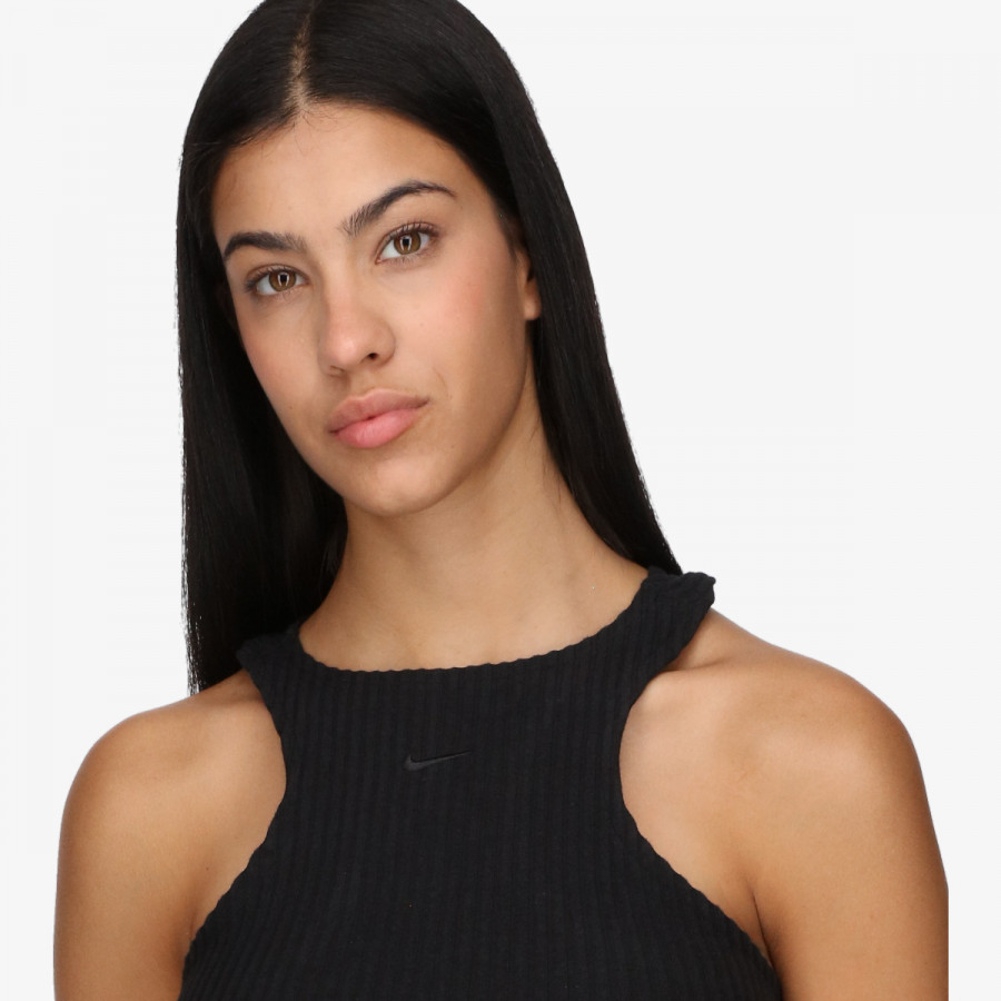 Nike Fustane W NSW NK CHLL KNT RIB MIDI DRS 