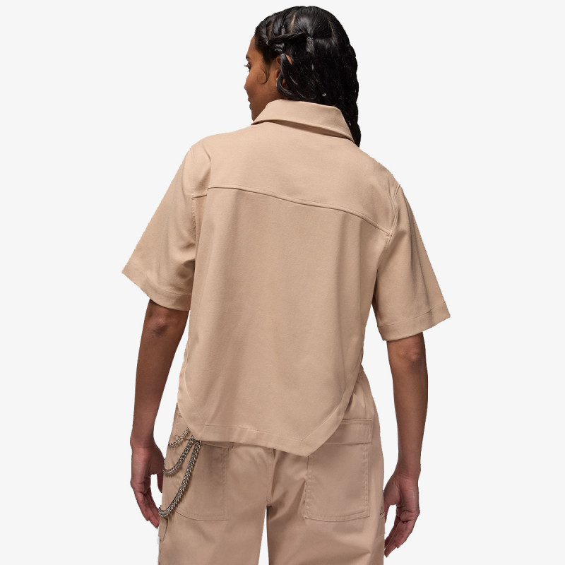 Nike Маица W J CRP SS WVN TOP 