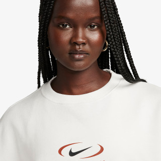 Nike Маица долги ракави W NSW PHNX FLC OS CREW PRNT SW 