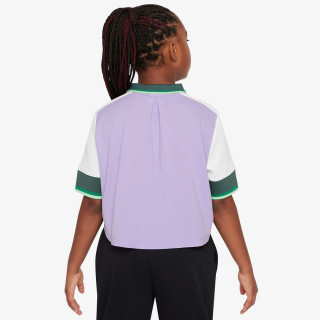 Nike Маица G NSW SS CROP TOP NVLTY CAPS 