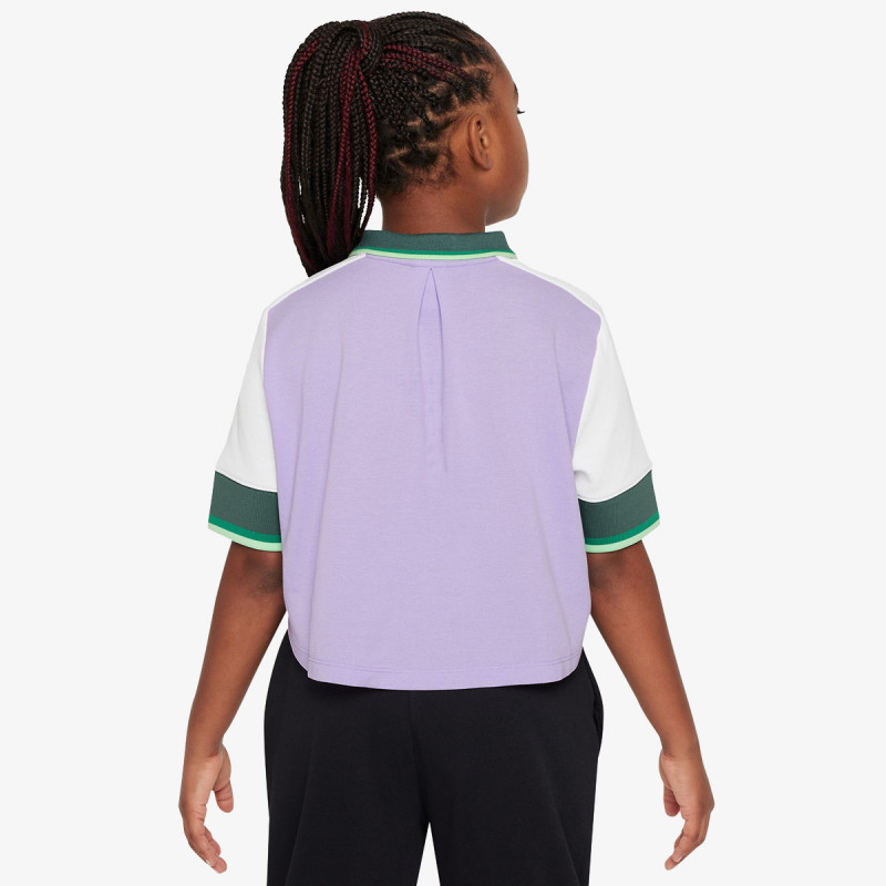Nike Маица G NSW SS CROP TOP NVLTY CAPS 