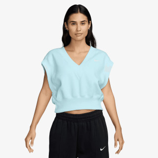 Nike Kanatjere W NSW PHNX FLC SLVLS VNECK CRP 