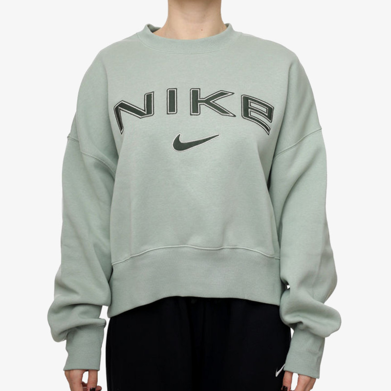 Nike Маица долги ракави W NSW PHNX FLC OOS LOGO CREW 