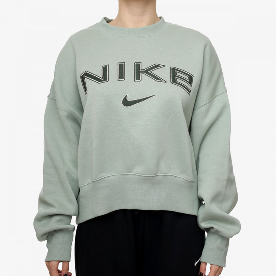 Nike Маица долги ракави W NSW PHNX FLC OOS LOGO CREW 