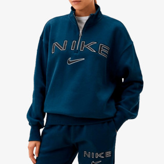 Nike Маица долги ракави W NSW PHNX FLC OOS LOGO QZ TOP 