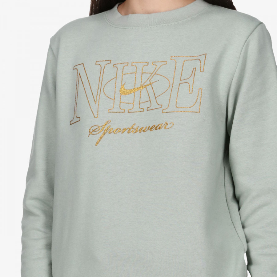 Nike Bluza W NSW CLUB PO CREW SHINE 