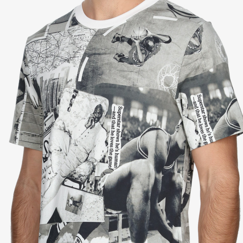 Nike Bluzë M J FLT ESS AOP SS CREW 