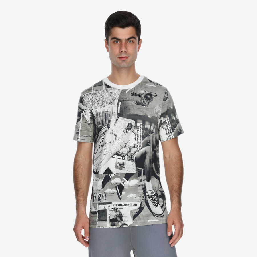 Nike Bluzë M J FLT ESS AOP SS CREW 
