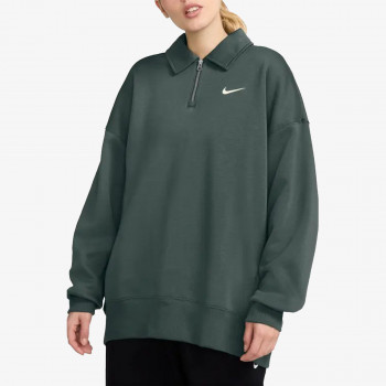 Nike Дуксер W NSW PHNX FLC OS QZ POLO 