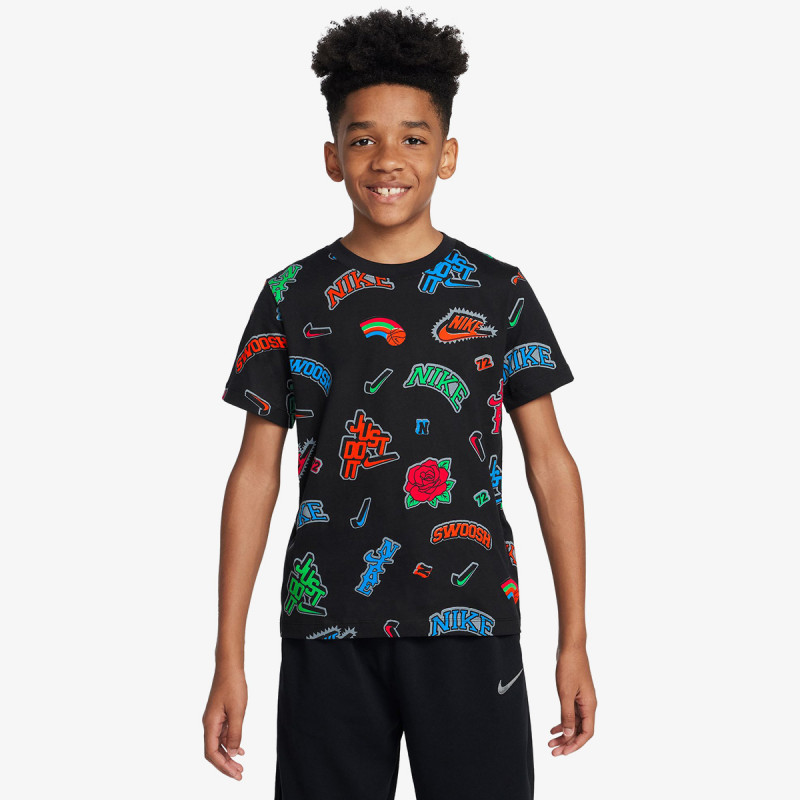 Nike Bluzë K NSW TEE CREATE 2.2 AOP VRZTY 