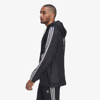 adidas Ветровка Adicolor 3-Stripes Windbreaker Full Zip Jacket 