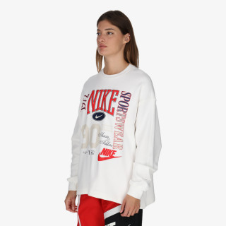 Nike Маица долги ракави W NSW STREET FLC CREW 