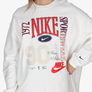 Nike Маица долги ракави W NSW STREET FLC CREW 