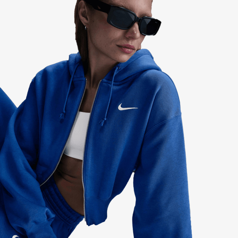 Nike Bluza W NSW PHNX FLC LSE CROP FZ HDY 