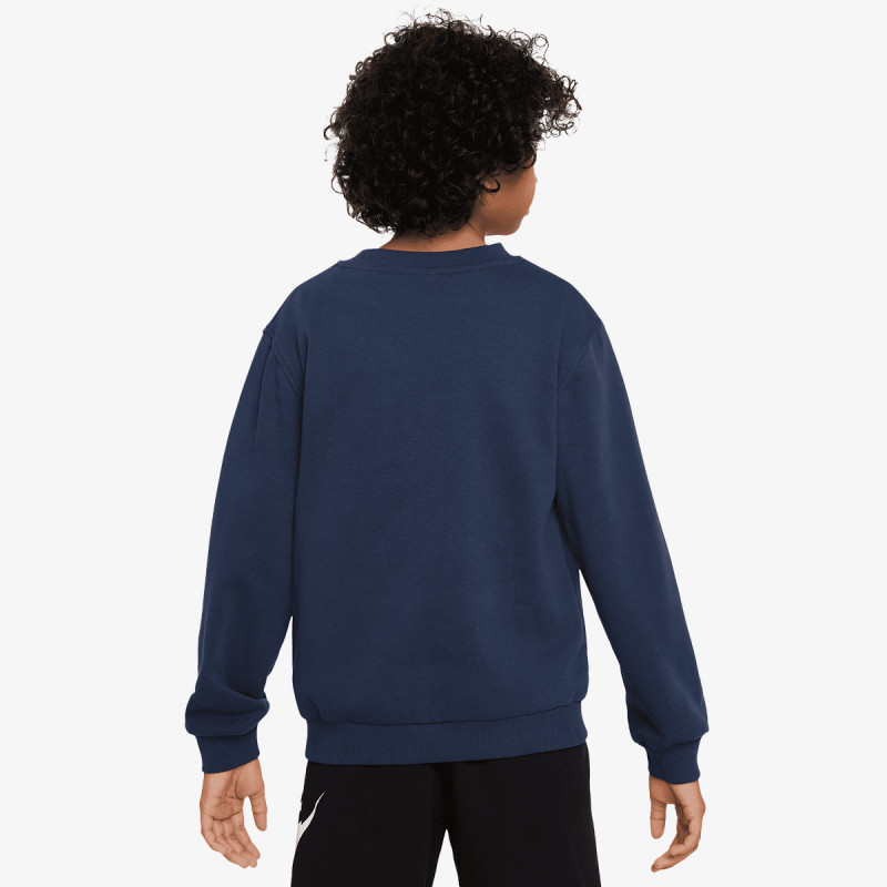 Nike Маица долги ракави K NSW CLUB FT CREW LBR MC 