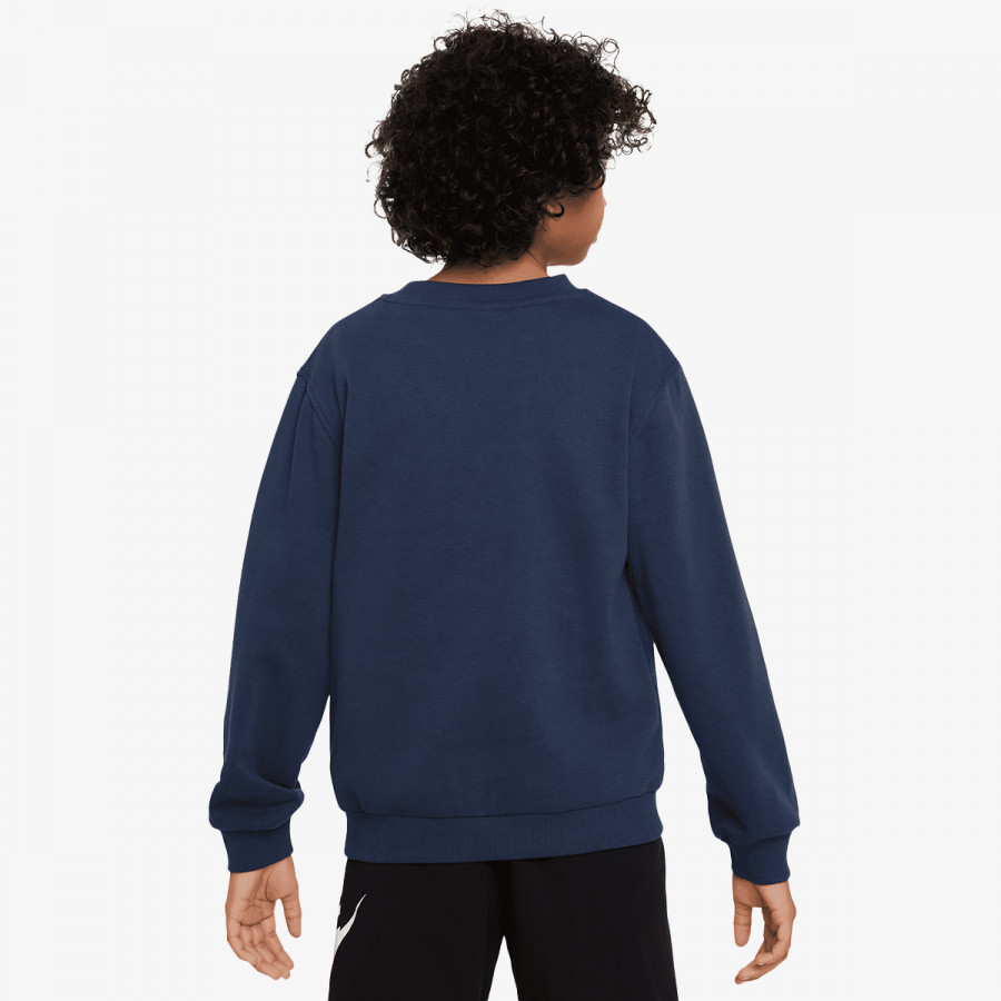 Nike Маица долги ракави K NSW CLUB FT CREW LBR MC 