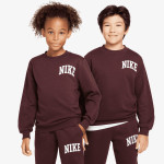 Nike Маица долги ракави K NSW CLUB FT CREW LBR MC 