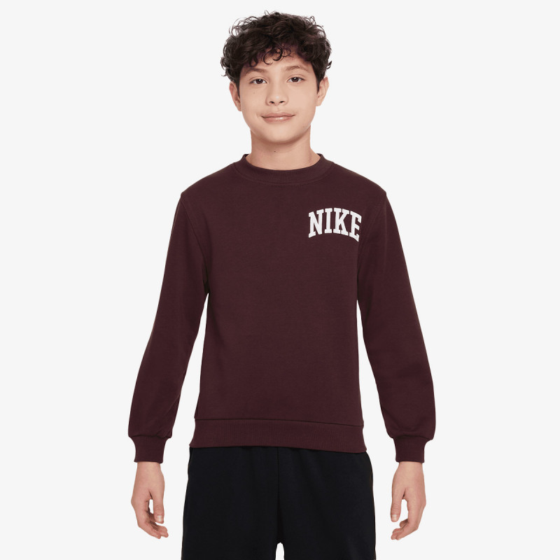 Nike Маица долги ракави K NSW CLUB FT CREW LBR MC 