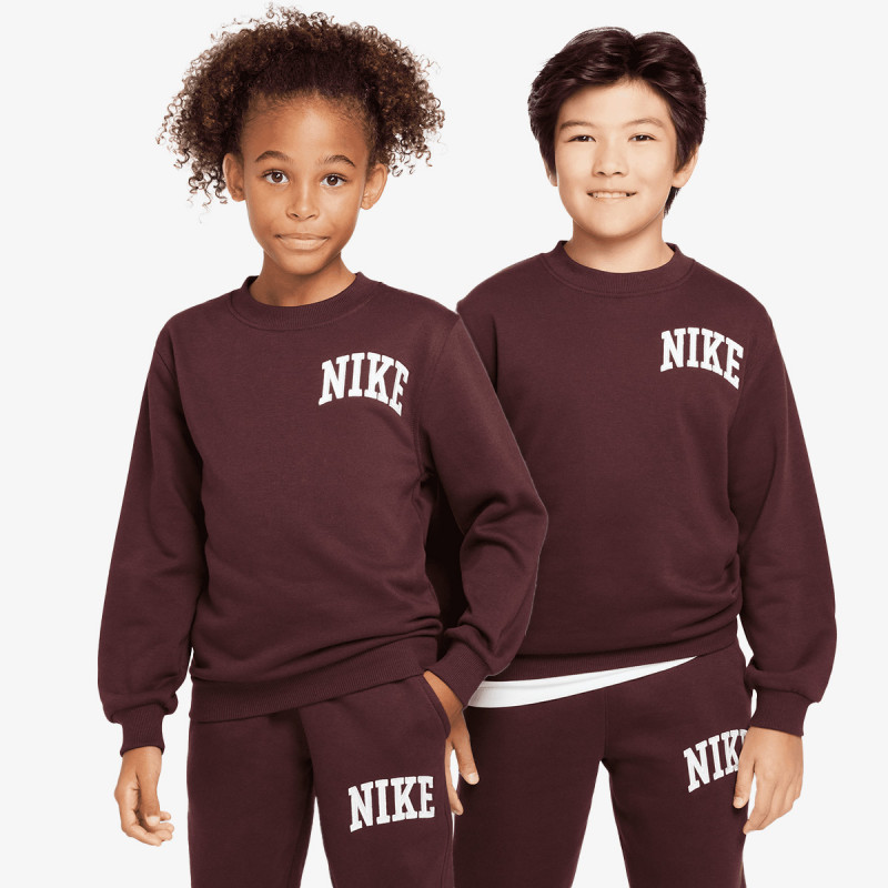 Nike Маица долги ракави K NSW CLUB FT CREW LBR MC 