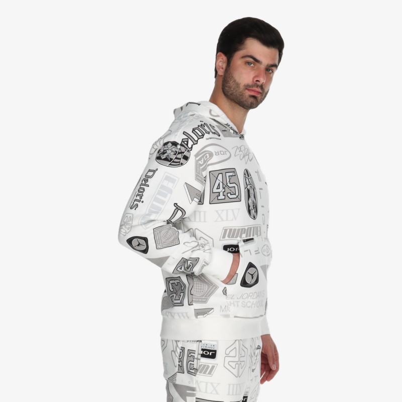 Nike Дуксер M J ESS AOP FLC PO 
