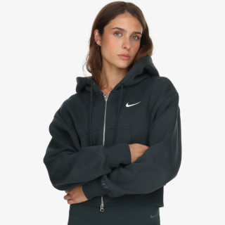 Nike Хеланки W NSW PHNX FLC CROP FZ HDY 