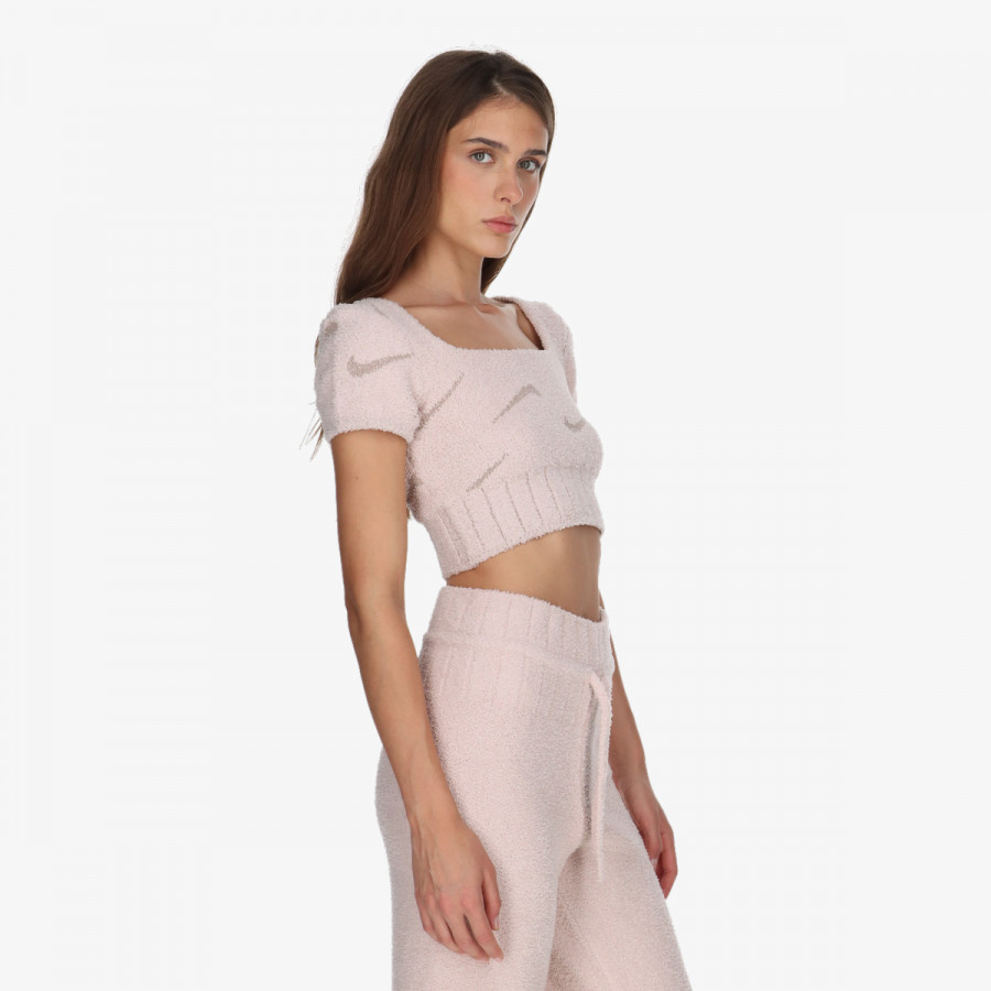 Nike Маица W NSW PHNX BCL SS CROP TOP 