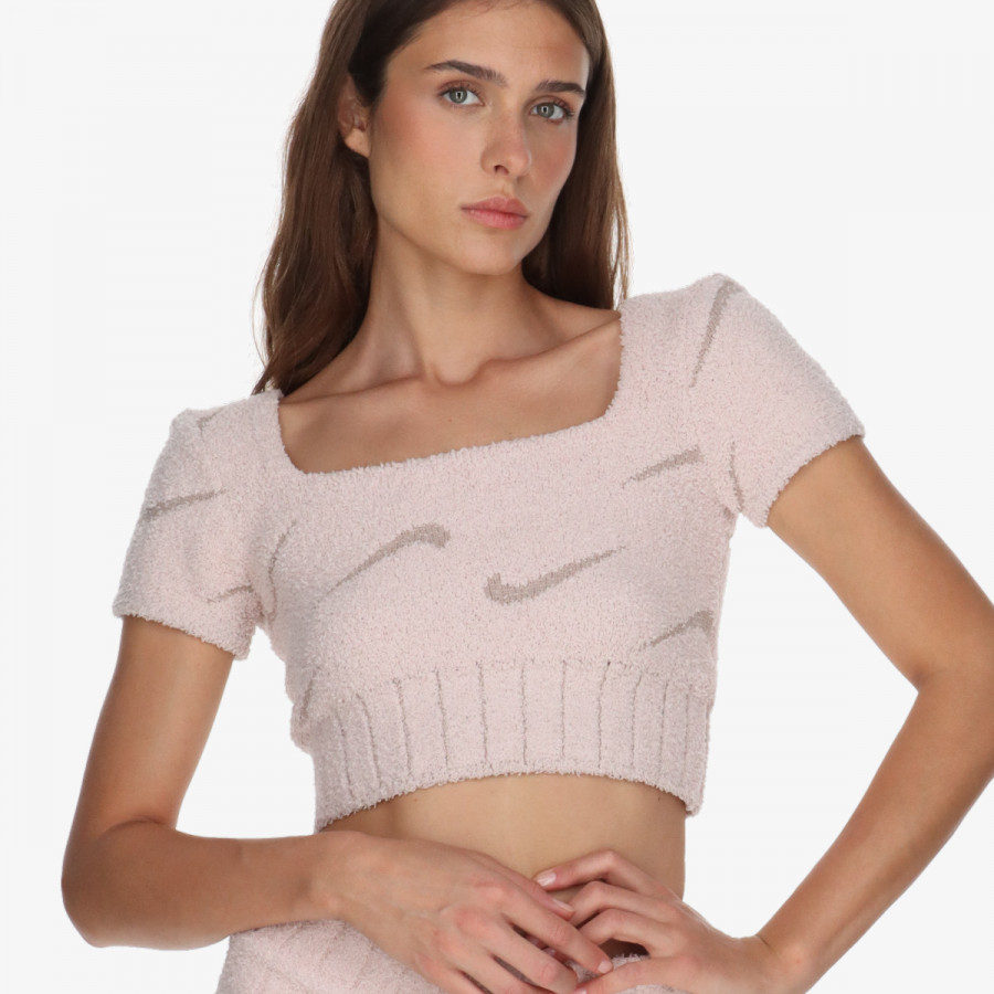 Nike Маица W NSW PHNX BCL SS CROP TOP 