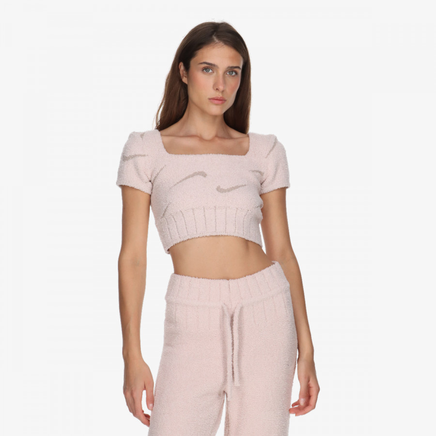 Nike Маица W NSW PHNX BCL SS CROP TOP 