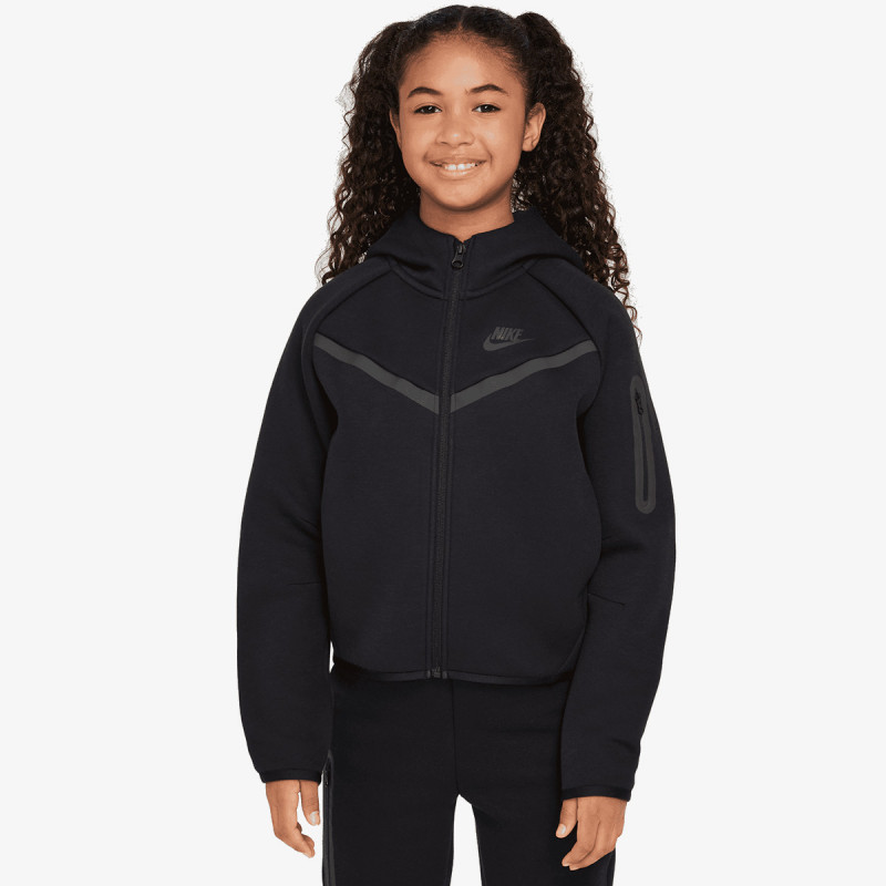Nike Bluza G NSW TCH FLC HD FZ LS - PD 