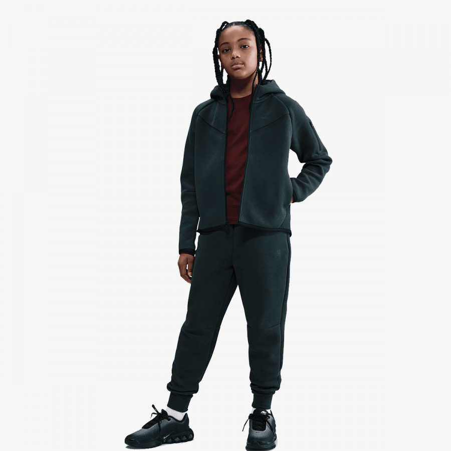 Nike Bluza G NSW TCH FLC HD FZ LS - PD 