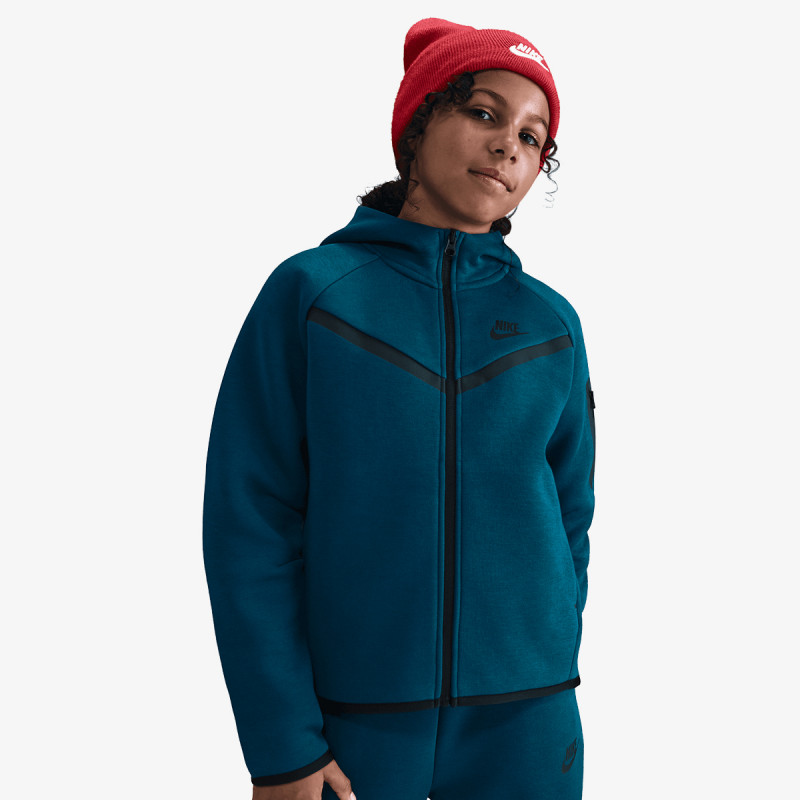 Nike Bluza G NSW TCH FLC HD FZ LS - PD 