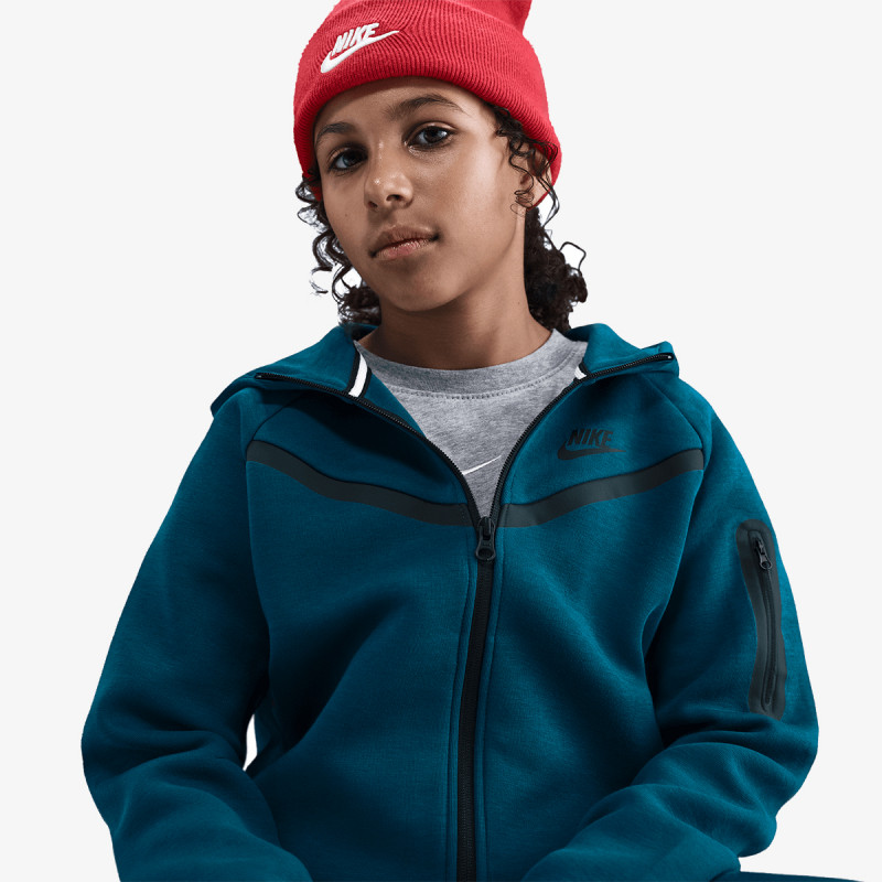 Nike Bluza G NSW TCH FLC HD FZ LS - PD 