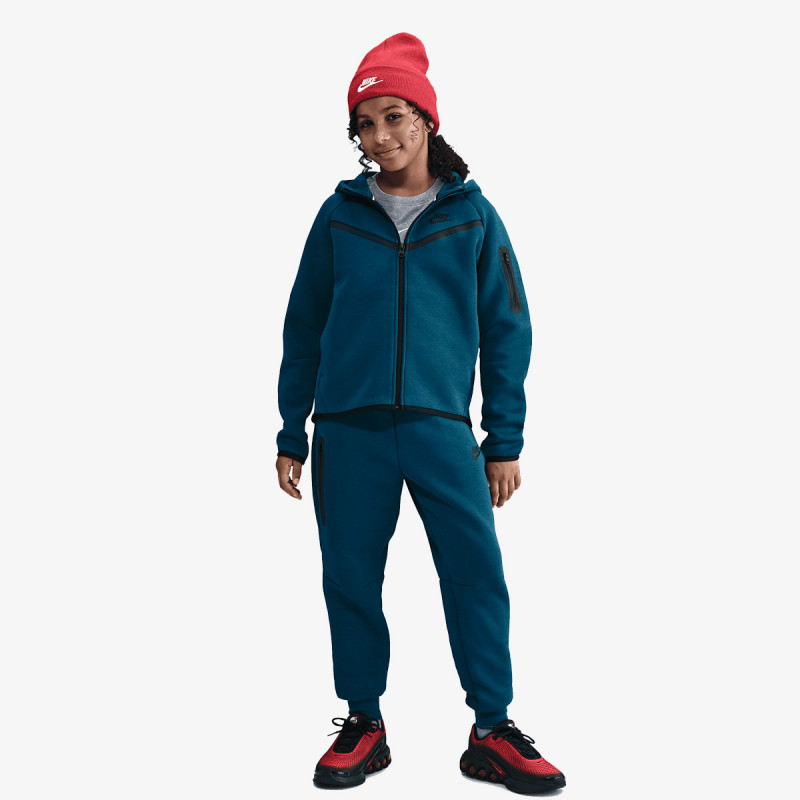 Nike Bluza G NSW TCH FLC HD FZ LS - PD 