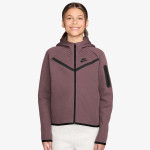 Nike Bluza G NSW TCH FLC HD FZ LS - PD 